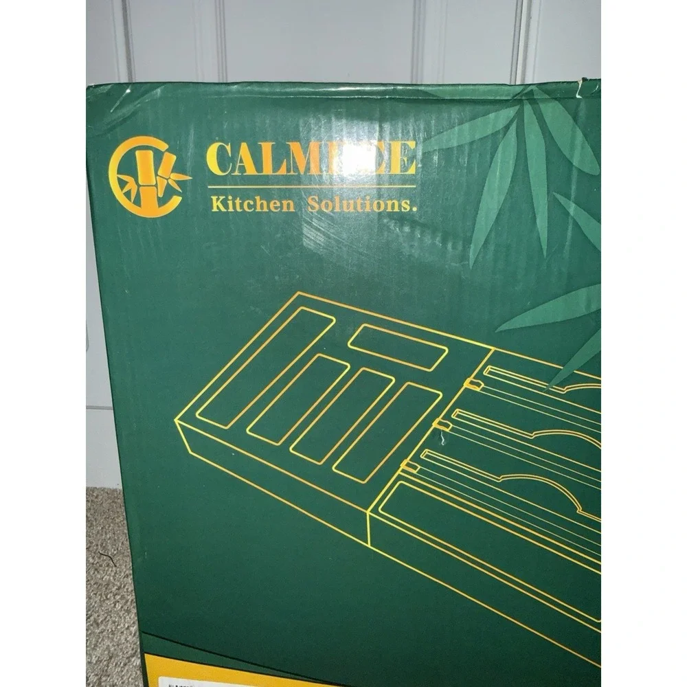 Calmbee Kitchen Solutions‎ Bamboo Food Storage Bag Organizer